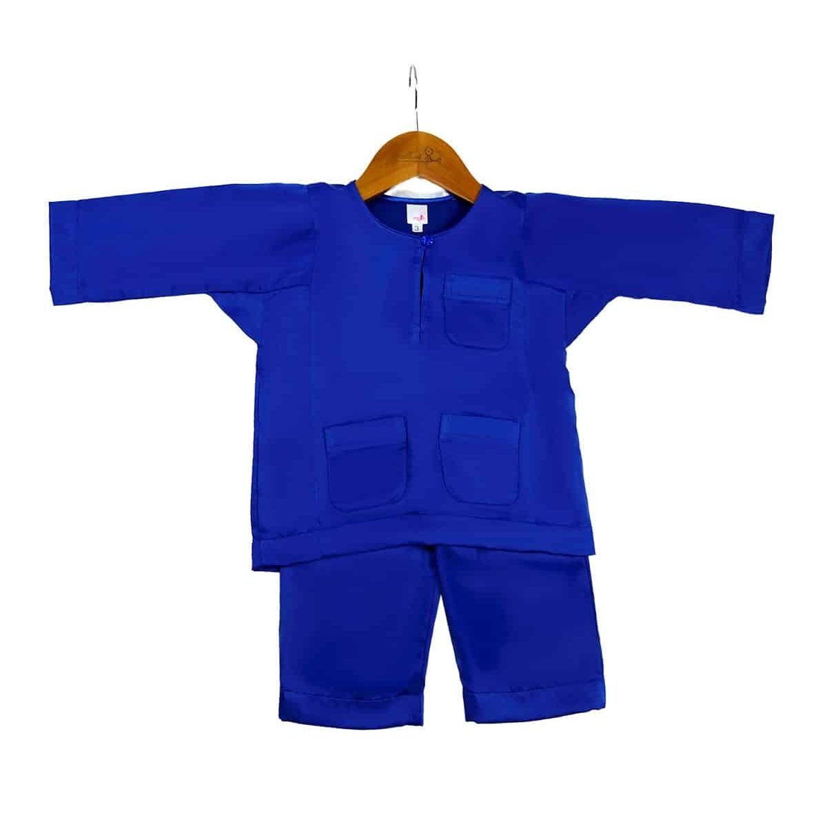 Baju Melayu Royal Blue | Exclusive Kids Clothing & Accesories